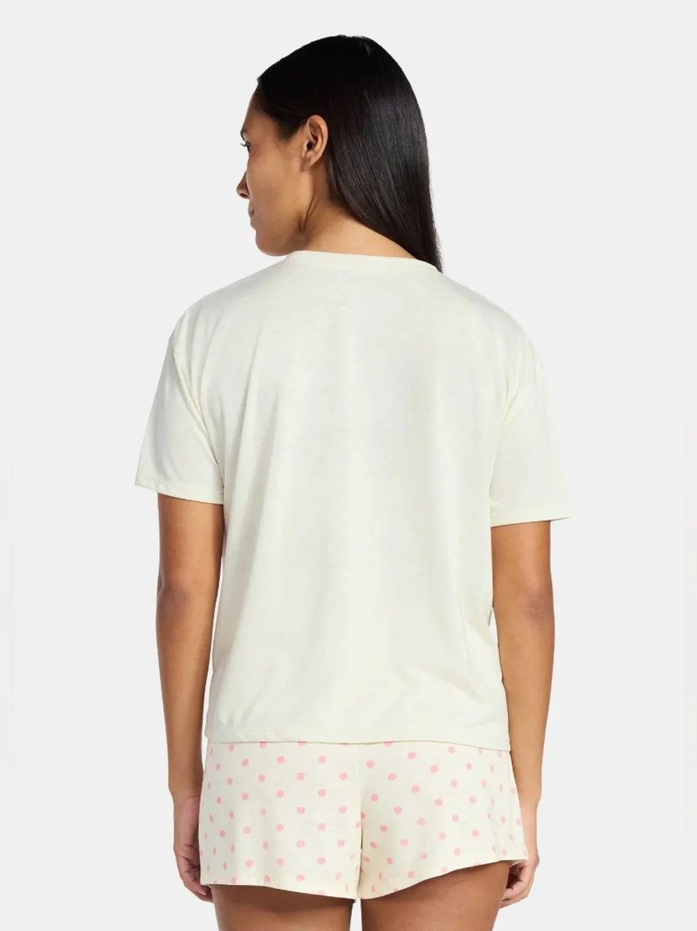 NWT Hello Kitty Sanrio 2 Piece Pajama Sleep Set Yellow Pink XS